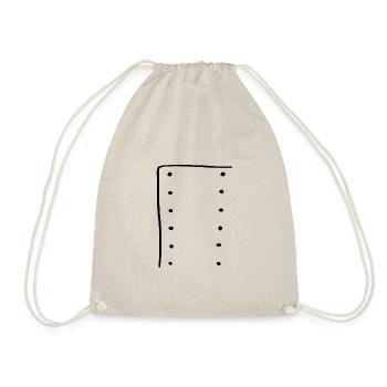 Chef cook gift gastronomy saying funny - Drawstring Bag - nature - Front