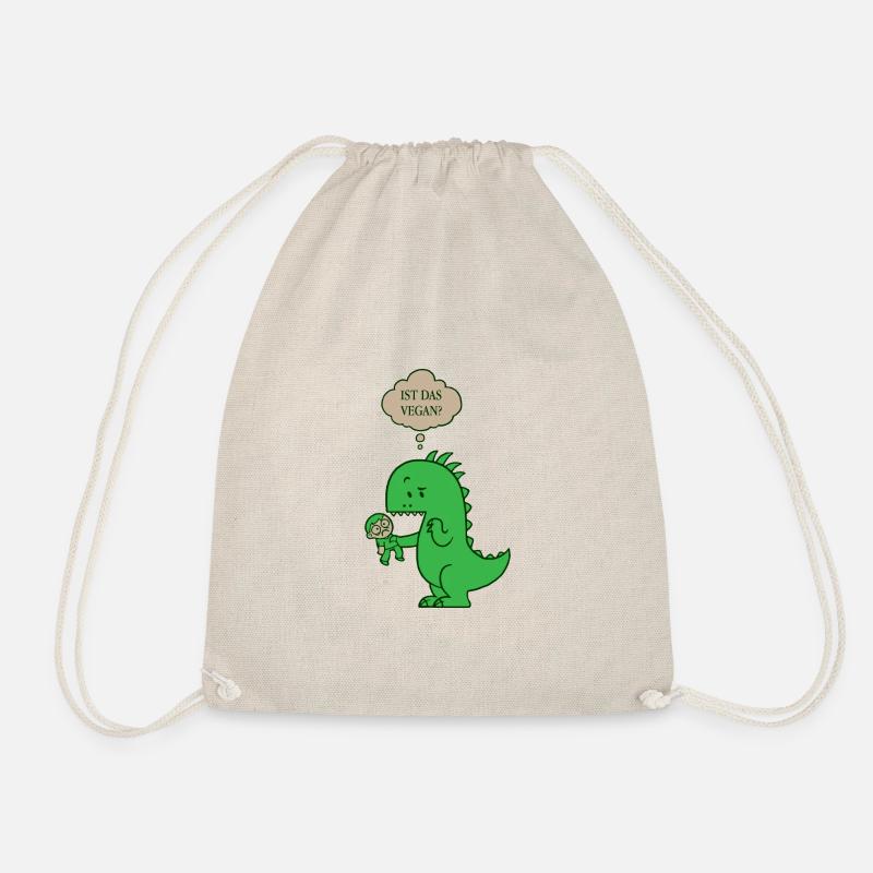 Is that vegan - Drawstring Bag - nature