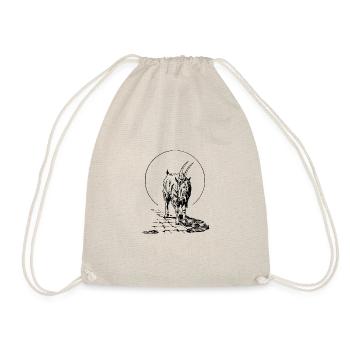 Goat goat - Drawstring Bag - nature - Front
