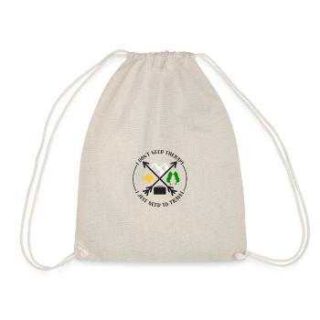 to travel - Drawstring Bag - nature - Front