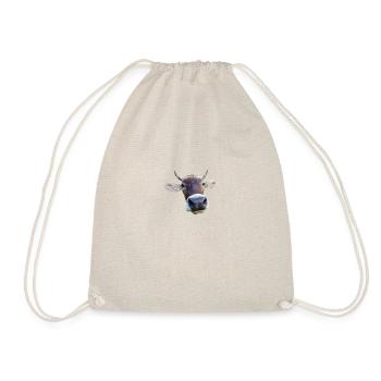 cow - Drawstring Bag - nature - Front