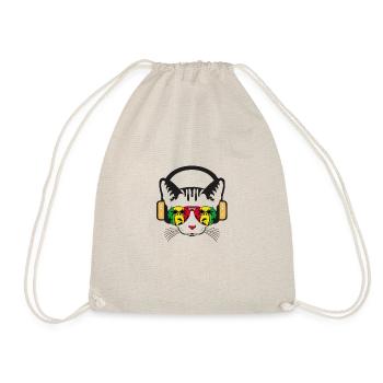 Cool Katze - Turnbeutel - Natur - Vorne