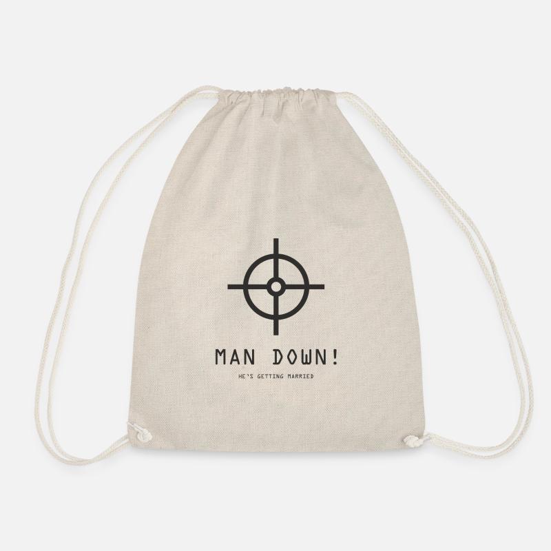 One man less! He will get married - Drawstring Bag - nature