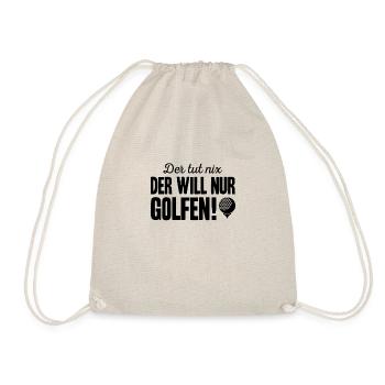 Golf Shirt · DO NOT NIX · Gift - Drawstring Bag - nature - Front