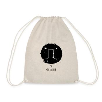 Astrologie Gémeaux constellation Gemini - Sac de sport léger - nature - Devant