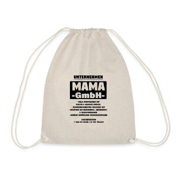 Mama Mutter GmbH Weiss - Turnbeutel - Natur - Vorne