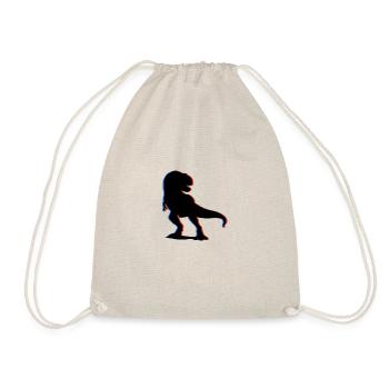 Dino in 3D - Drawstring Bag - nature - Front