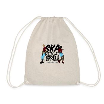 Trojaner Skinhead-Reggae-Druck - Ska, Roots & - Turnbeutel - Natur - Vorne