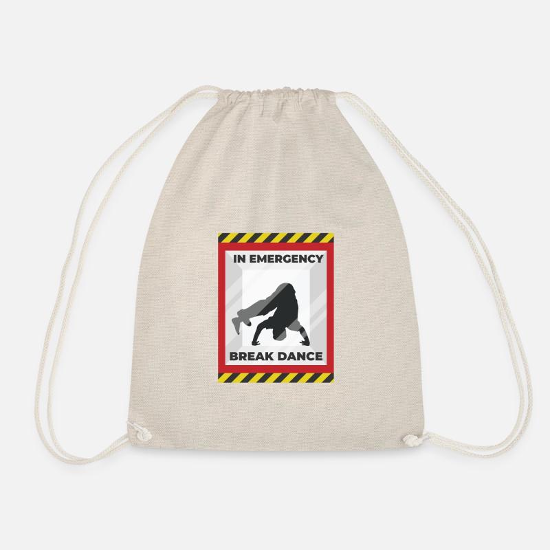 break dancing - Drawstring Bag - nature