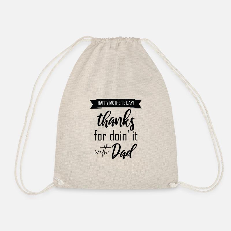 Happy Mother's Day - Drawstring Bag - nature