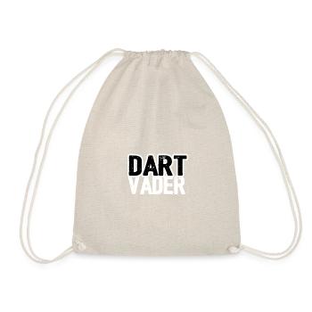 Dart Vader, Geschenk, Geschenkidee - Turnbeutel - Natur - Vorne