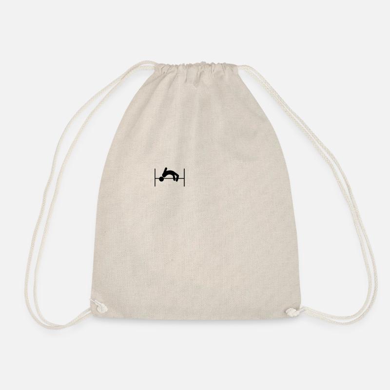 high jump - Drawstring Bag - nature