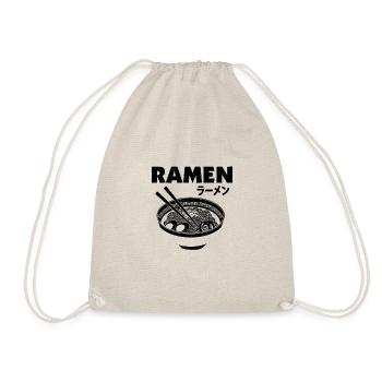 Ramen - Drawstring Bag - nature - Front