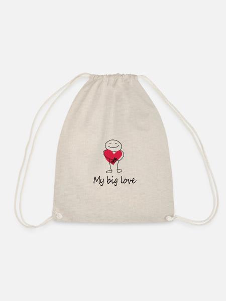 my big love - Turnbeutel - Natur