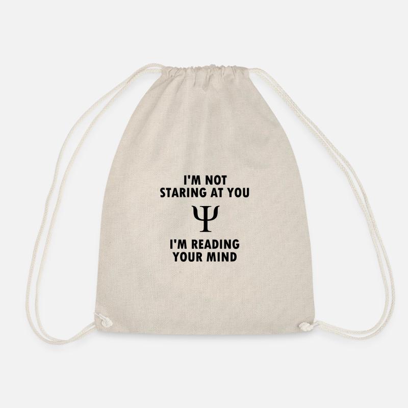 Psychology Mind Reading Psychologist Funny Idea - Drawstring Bag - nature