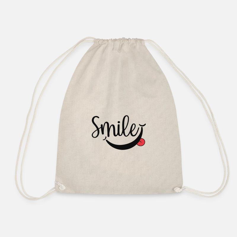 Police de sourire - Sac de sport léger - nature