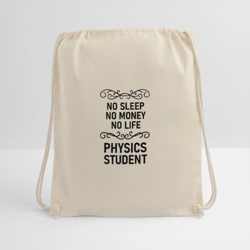 Physics student gift physics nerd studying geek Drawstring Bag