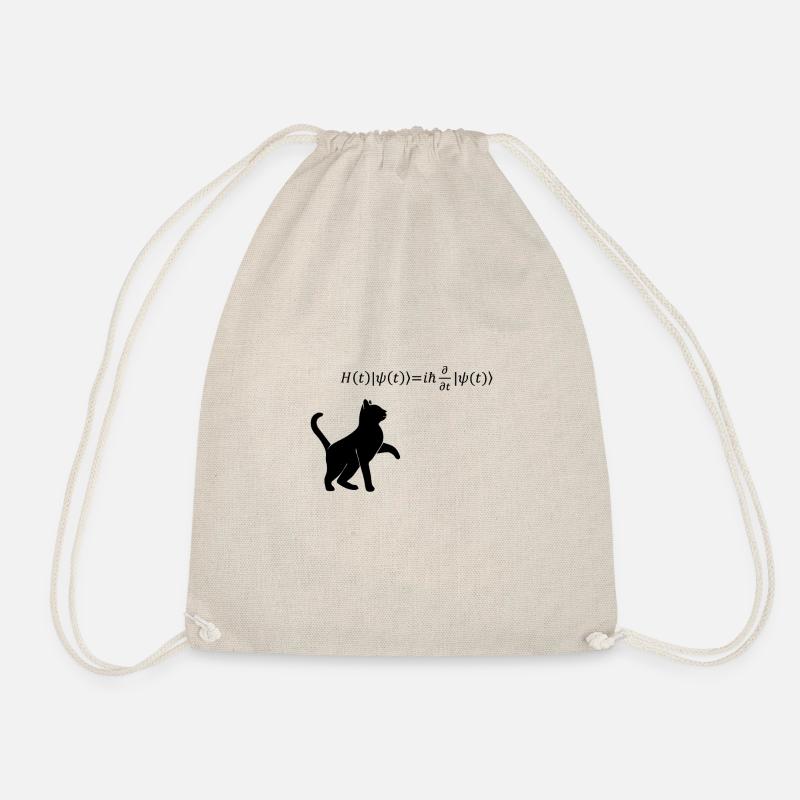 Schrödinger's Cat - Physicist Gift Physics Nerd - Drawstring Bag - nature