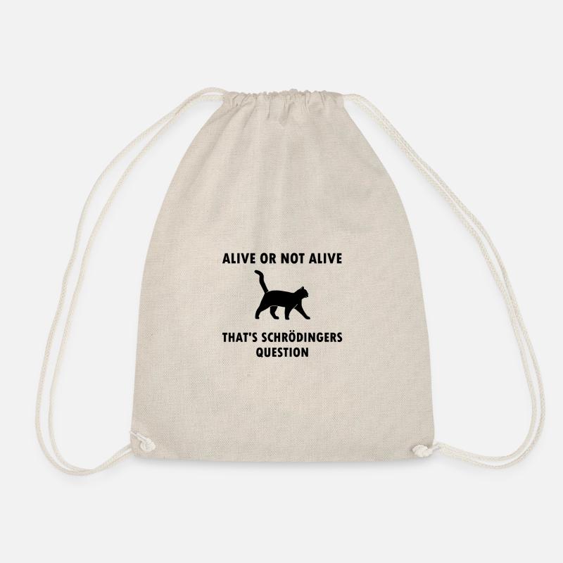 Schrödingers Katze - Physiker Geschenk Physik Nerd - Turnbeutel - Natur