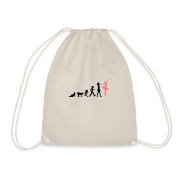 Danse Classique Evolution Idée Cadeau Danseuses - Sac de sport léger - nature - Devant