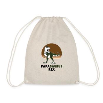 Papasaurus Rex Idée Cadeau Papa Dinosaure Drôle - Sac de sport léger - nature - Devant