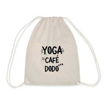 Yoga Café Dodo Humour - Sac de sport léger - nature - Devant