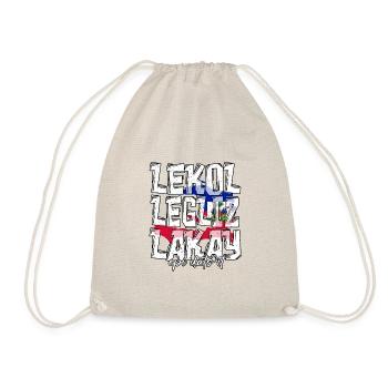 Haiti Haitian Flag Ayiti Haitian I Gift - Drawstring Bag - nature - Front
