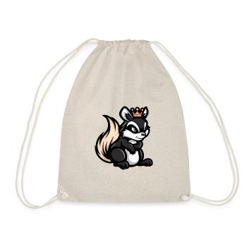 Couronne de bande dessinée Skunk - Sac de sport léger - nature - Devant
