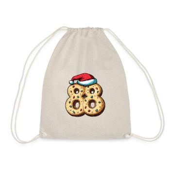 88 Number Christmas - Drawstring Bag - nature - Front