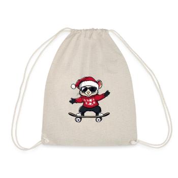 Mouse Christmas Funny - Drawstring Bag - nature - Front