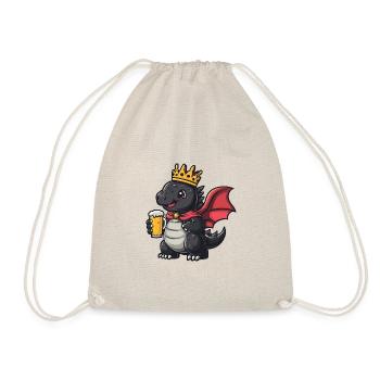 Dragon Bière Drôle - Sac de sport léger - nature - Devant
