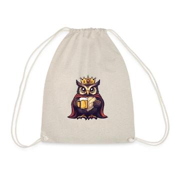 Hibou Bière Drôle - Sac de sport léger - nature - Devant