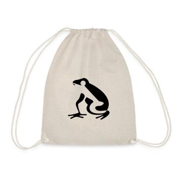 Frog - Drawstring Bag - nature - Front