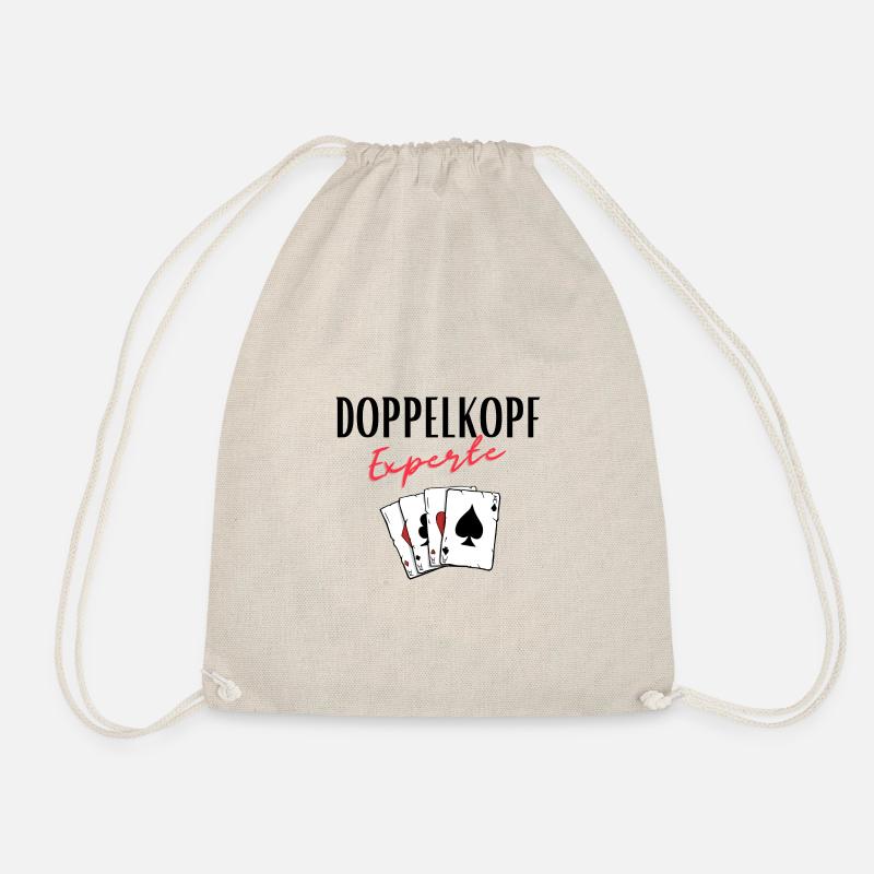 Doppelkopf Expert - Drawstring Bag - nature