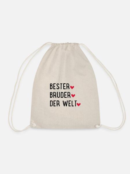 Bester Bruder der Welt - Turnbeutel - Natur
