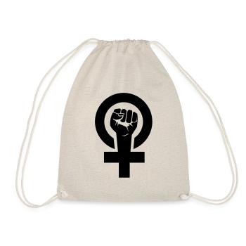 feministin - Turnbeutel - Natur - Vorne