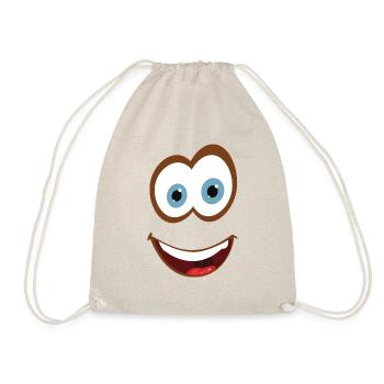 Smiley Face - Turnbeutel - Natur - Vorne