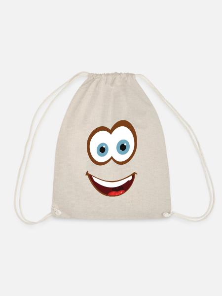 Smiley Face - Turnbeutel - Natur
