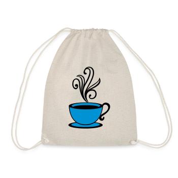need coffee now - Drawstring Bag - nature - Front