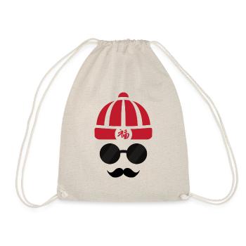 Moustache - Sac de sport léger - nature - Devant