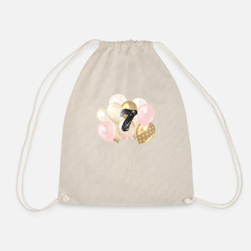 Balloons Number 27 - Drawstring Bag - nature