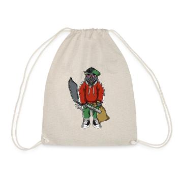 Léonard, Loup - Sac de sport léger - nature - Devant