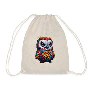 Owl 2 - Drawstring Bag - nature - Front