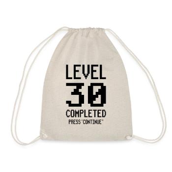 30e anniversaire Gamer Gift Pixel - Sac de sport léger - nature - Devant