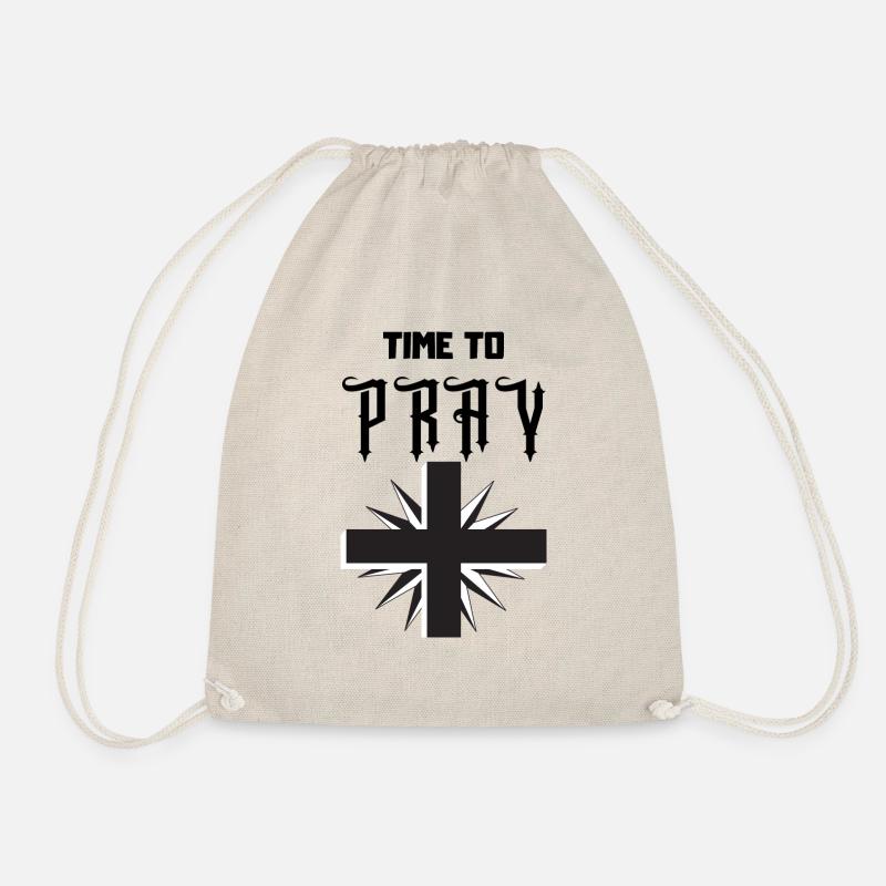 Time to Pray - Drawstring Bag - nature