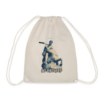 No Excuses Design - Turnbeutel - Natur - Vorne