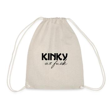 Kinky as fuck BDSM Fetisch - Turnbeutel - Natur - Vorne