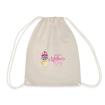 "Happy Mother's Day Heartwarming T-Shirt for Mom" - Sac de sport léger - nature - Devant