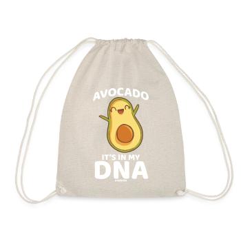 Avocado It's In My DNA - Turnbeutel - Natur - Vorne