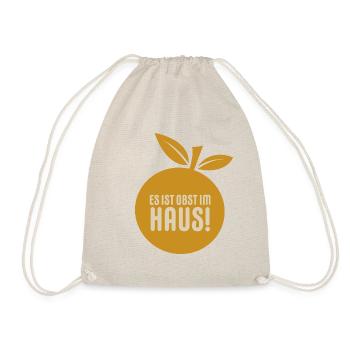 Es ist Obst im Haus! - Turnbeutel - Natur - Vorne
